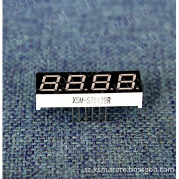 0.39'' 4 Digit 7 Segment LED Display (XSM-S3942BR)